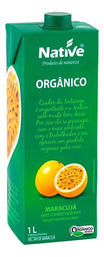 Néctar de Maracujá Orgânico Native 1 Litro
