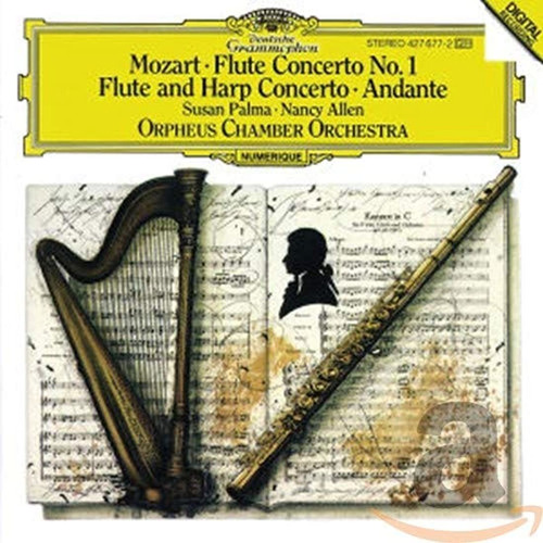 Mozart: Flute Concerto No.1 K.313; Concerto For Flute & Harp