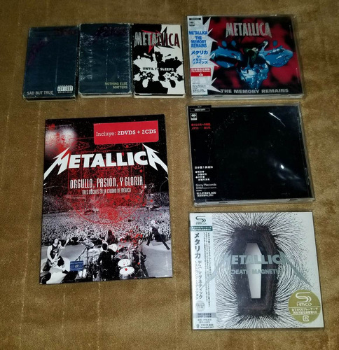 Metallica Discos Cds Cassette Dvd Vinil Lps Japones Boxset 