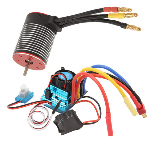 Motor Sin Escobillas 3650, 120 A, Esc, Rc Professional, Resi