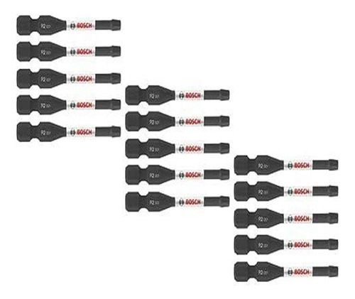 Bosch Bits Impacto #2, 15-pack - Alta Potencia