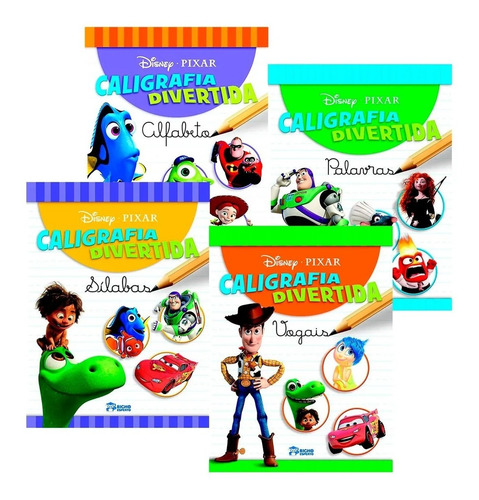 Kit Caligrafia Divertida Alfabeto Sílabas Vogais Palavras Editorial Bicho Esperto