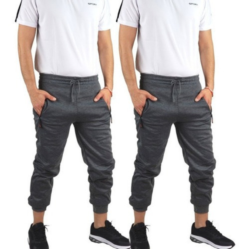 Pack 2 Jogger Pantalón Buzo Hombre Algodón Verano. Sin Polar