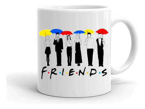 Tazon/taza/mug Friends Con Sombrilla