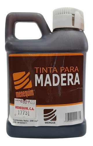 Tinta Para Madera Menequim Color Wengue 250cc Pack 2