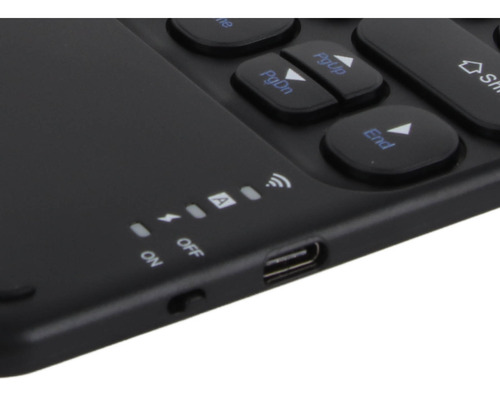 Teclado Táctil Inalámbrico Con Función De Teclado Redondo De