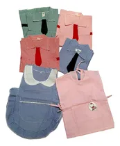 Comprar Pack X28 Pintorcito, Pechera, Poncho De Jardín Talle 4 Al 8