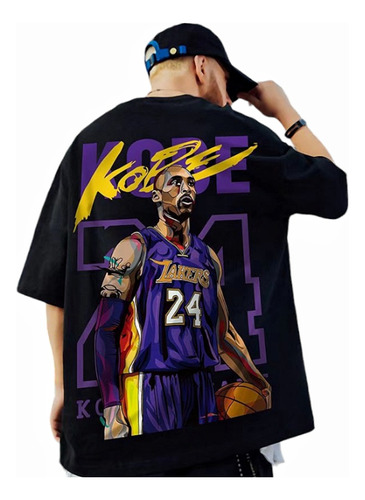 Remera Unisex Basquet Lakers Kobe/james 100%algodón220gramos