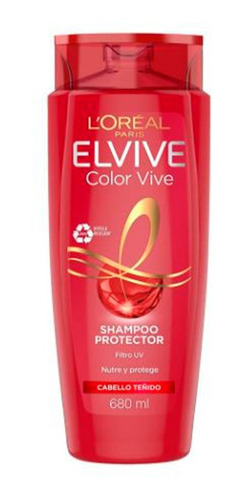 Shampoo L'oréal Elvive Color Vive Cabello Teñido 680 Ml