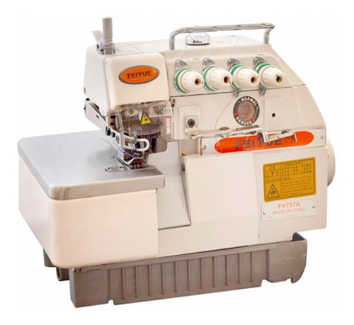 Máquina de coser Feiyue FY757A blanca 110V
