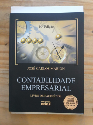 Livro, Contabilidade Empresarial, José Carlos Marion