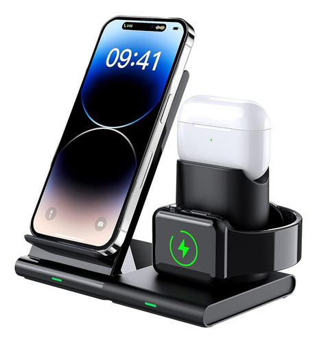 ~? Hoidokly Wireless Charger 3 En 1 Charging Station Dock Pa