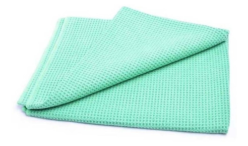 Microfibras Para Secado Tipo Waffle 40x60  - Verde - 3d