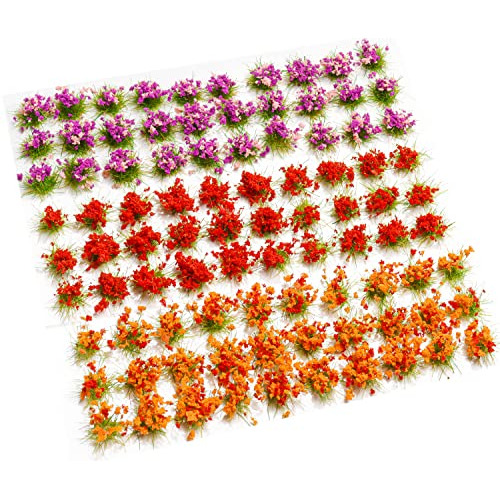 90 Piezas De Grupos De Vegetación De Flores Miniatura ...