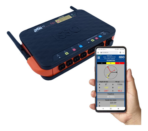 Dmi F5 V2 Analisador De Energia Bidirecional P/tc 5a Datalog