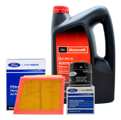 Kit Filtros Aceite + Aire + 5w30 X 4 Lts Ford Ka Motor 1.5