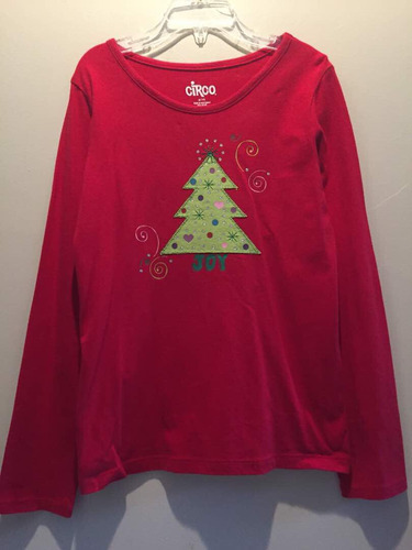 Sweater Navideño Para Niña Marca Circo. Original. Talla 7-8