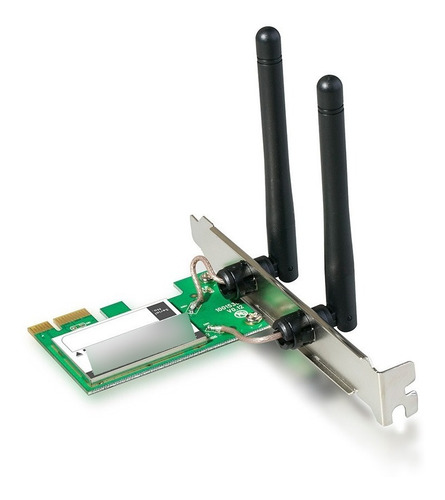 Imagen 3 de 8 de Placa De Red Wifi Tenda W322e N300 Pci-e 2 Antenas !!