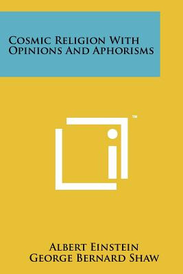 Libro Cosmic Religion With Opinions And Aphorisms - Einst...