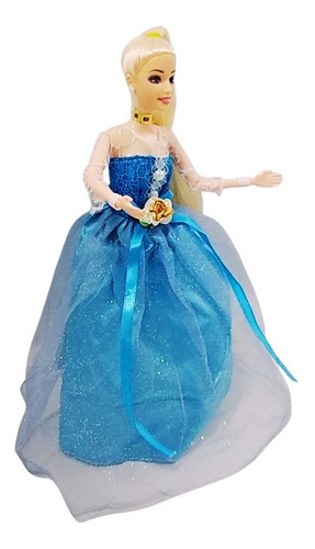 Imagen 2 de 7 de Royalty Muñeca Articulada 30cm Accesorios Vestido Turquesa