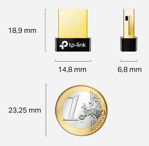 Adaptador Bluetooth 4.0 Tp-link Ub400 Nano Usb