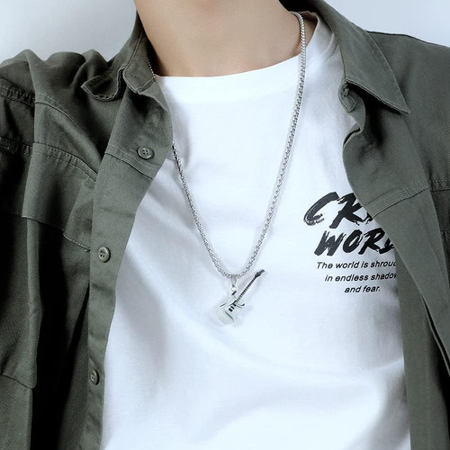 Collar De Púa De Guitarra Para Hombre Y Mujer