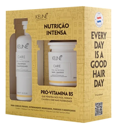 Kit Shampoo E Máscara Vital Nutrition Keune Preço Especial