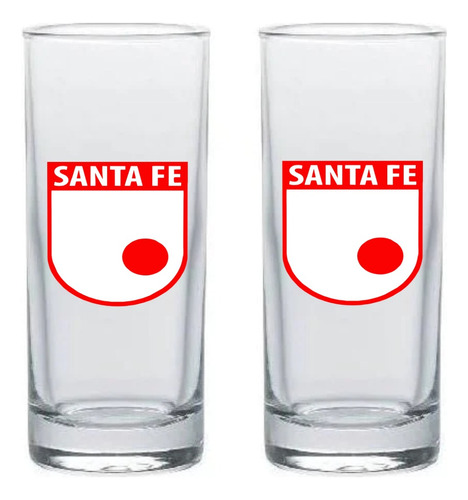 Copa Indep Santa Fe Shots Aguardientera Tequila X 2 Unid