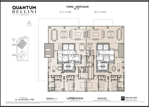 Imagen 6 de 13 de Departamento 4 Ambientes Con Amenities. Torre Quantum Bellini.