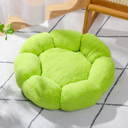 Cama De Felpa Para Perros Con Forma De Flor Para Perros Y Ga