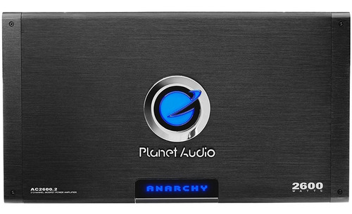 Planet Audio Ac2600.2 Anarchy 2600 Watt, 2 Channel, 2/4 Ohm