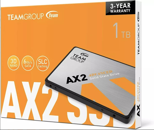 Disco Duro Ssd 1tb Teamgroup Ax2  2.5 Inch Sata Iii Solido