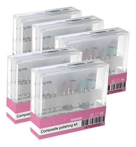 5 Kit Fresas Para Pulir Resina Y Composite Gscii