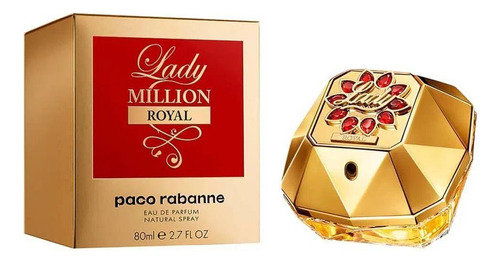 Perfume Lady Million Royal Paco Rabanne para mujer, 80 ml