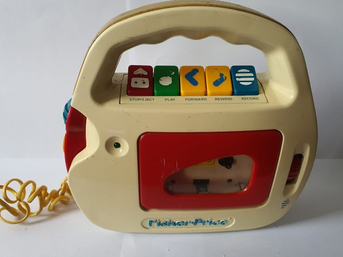 Reproductor De Cassette Fisher Price 1992(para Exhibir) Malo