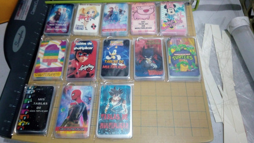 Llaveros Didacticos Tablas De Multiplicar 20 Pz (Usado)