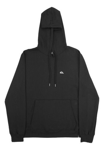 Moletom Canguru Quiksilver Embroidery Preto - Masculino