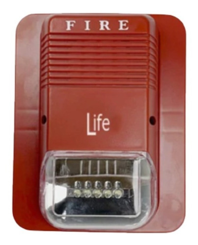 Sirena Estrobo Profesional 12v-24v Marca Life 