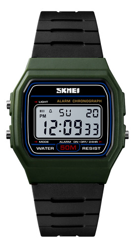 Reloj Digital Analógico Skmei 1412 Para Hombre, Moderno, Cas