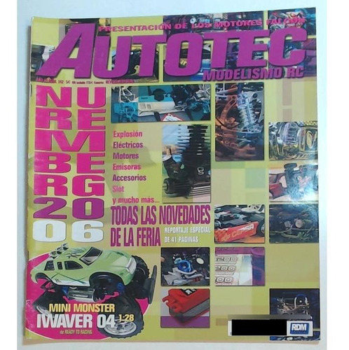 Revista Autotec Modelismo Rc 142 Año Xi Nuremberg 2006