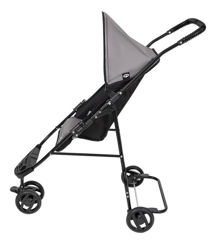 Imagem 3 de 7 de Carrinho De Passeio Infantil Bebê Yano Preto Cinza Até 15 Kg
