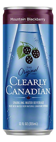 Clearly Canadian Sparkling Water 355ml 6pack