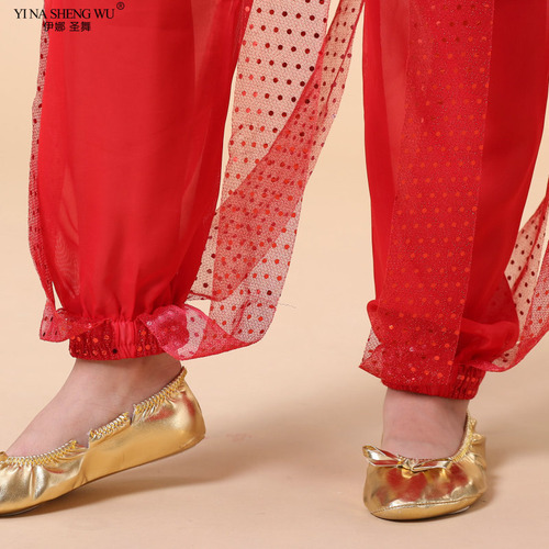 Pantalones De Baile Indios Para Danza Del Vientre Con Detall