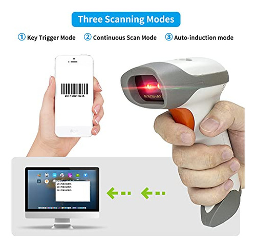 Scanner Bluetooth 2d Netumscan: Pack 3 En 1 Para Tiendas