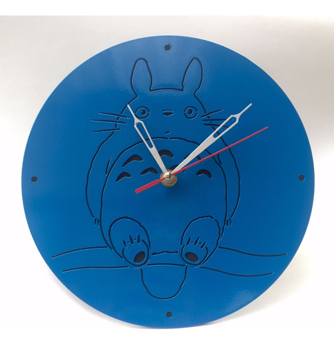 Reloj De Pared Totoro Diseño Moderno De Metal Analogo