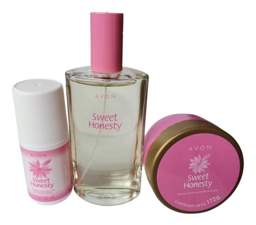 Perfume + Crema + Desodorante Sweet Honesty  50 Ml Dama