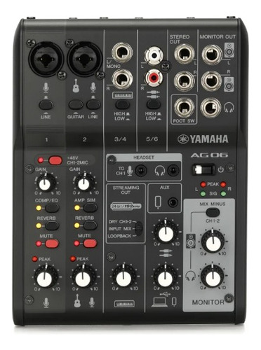 Yamaha Ag06mk2  Mezcladora Consola Promusica