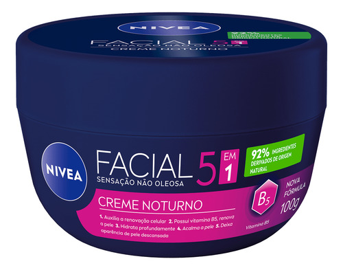 Nivea Creme Noturno - Hidratante Facial 100g