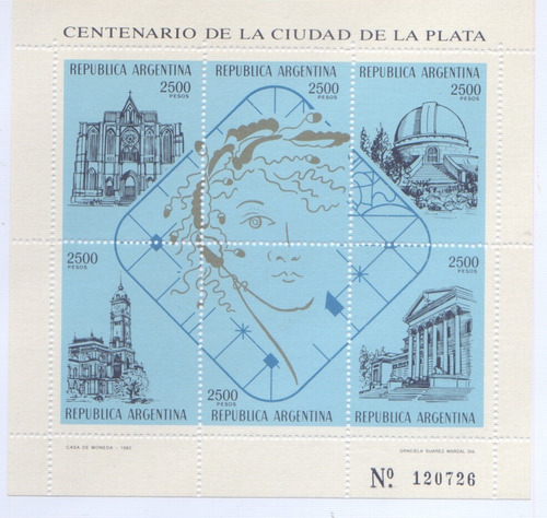 1982 Argentina Centenario De La Plata