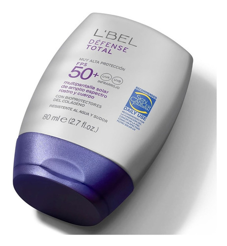 Défense Total Lbel Protector Solar Rostro Cuerpo Fps50 Colag